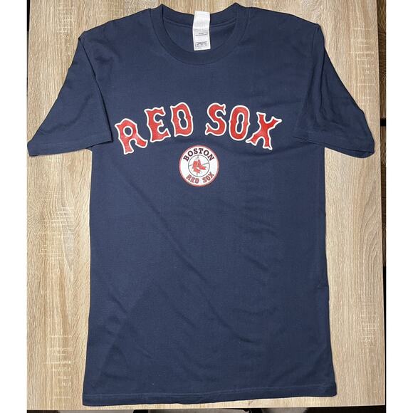 Boston Red Sox 1990's Vintage Logo Navy TShirt - Picture 1 of 1